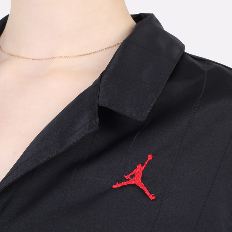 женская черная рубашка Jordan Heritage Woven T-Shirt DM5228-010 - цена, описание, фото 2